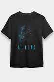 Alien Siyah Unisex Tişört T-Shirt