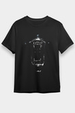 Alien Siyah Unisex Tişört T-Shirt