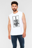 Alkaline Trio Beyaz Unisex Kolsuz Tişört