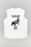 Alkaline Trio Beyaz Unisex Kolsuz Tişört
