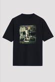All That Remains Baskılı Unisex Siyah Oversize Tişört