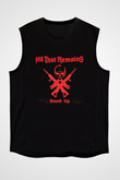 All That Remains Baskılı Unisex Siyah Kolsuz Tişört