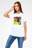 All Time Low Baskılı Unisex Beyaz Tişört