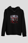 All Time Low Baskılı Unisex Siyah Hoodie