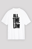All Time Low Beyaz Unisex Oversize Tişört T-Shirt