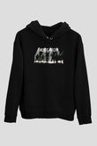 Allegaeon Baskılı Unisex Siyah Kapüşonlu Sweatshirt