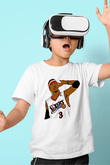 Allen Iverson Baskılı Beyaz Unisex Beyaz Çocuk Tişört - Tshirt