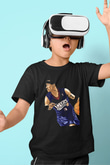 Allen Iverson Baskılı Unisex Siyah Çocuk Tişört - Tshirt