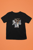 Allen Iverson Baskılı Unisex Siyah Çocuk Tişört - Tshirt