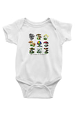 Allman Brothers Band Baskılı Unisex Beyaz Bebek Body - Zıbın