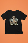 Alpacino Get Every Dollar Baskılı Siyah Unisex Çocuk Tişört
