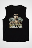 Alpacino Get Every Dollar Siyah Unisex Kolsuz Tişört