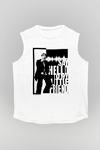 Alpacino Say Hello To My Little Friend Beyaz Unisex Kolsuz Tişört