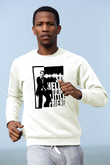 Alpacino Say Hello To My Little Friend Beyaz Unisex Sweatshirt