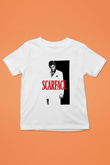Alpacino Scarface Baskılı Beyaz Unisex Çocuk Tişört
