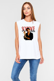 Alpacino Scarface Beyaz Unisex Kolsuz Tişört