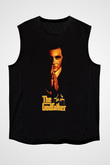 Alpacino The Godfather Siyah Unisex Kolsuz Tişört