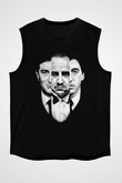 Alpacino The Godfather Siyah Unisex Kolsuz Tişört