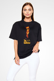Alpacino The Godfather Siyah Unisex Oversize Tişört T-Shirt