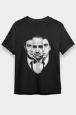 Alpacino The Godfather Siyah Unisex Tişört T-Shirt - TişörtFabrikası