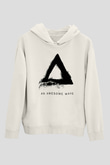 Alt-J Beyaz Unisex Kapşonlu Sweatshirt