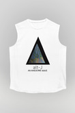 Alt-J Beyaz Unisex Kolsuz Tişört