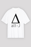 Alt-J Beyaz Unisex Tişört T-Shirt - TişörtFabrikası