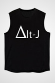 Alt-J Siyah Unisex Kolsuz Tişört