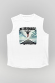 Alter Bridge Baskılı Unisex Beyaz Kolsuz Tişört