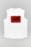 Alter Bridge Baskılı Unisex Beyaz Kolsuz Tişört