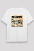 Alter Bridge Baskılı Unisex Beyaz Tişört