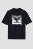 Alter Bridge Baskılı Unisex Siyah Oversize Tişört