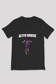 Alter Bridge Baskılı Unisex Siyah V Yaka Tişört