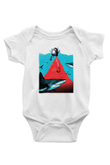 AltJ Baskılı Beyaz Unisex Bebek Body - Zıbın
