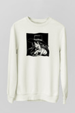 Alucard Baskılı Beyaz Unisex Sweatshirt