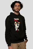 Alucard Baskılı Unisex Siyah Hoodie