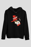 Alucard Baskılı Unisex Siyah Hoodie