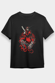Alucard Baskılı Unisex Siyah Tişört - Tshirt