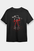 Alucard Baskılı Unisex Siyah Tişört - Tshirt
