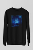Alüminyum Atom Numarası Baskılı Unisex Siyah Sweatshirt