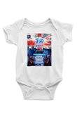 Aly & Fila Baskılı Beyaz Unisex Bebek Body - Zıbın