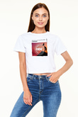 Aly & Fila Beyaz  Crop Top Tişört