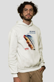 Aly & Fila Beyaz Unisex Kapşonlu Sweatshirt
