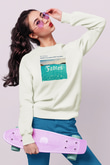 Aly & Fila Beyaz Unisex Sweatshirt