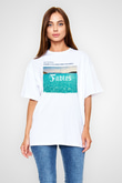 Aly & Fila Beyaz Unisex Tişört T-Shirt - TişörtFabrikası