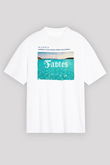 Aly & Fila Beyaz Unisex Tişört T-Shirt - TişörtFabrikası