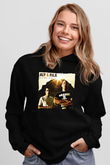 Aly & Fila Siyah Unisex Kapüşonlu Sweatshirt