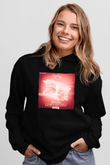 Aly & Fila Siyah Unisex Kapüşonlu Sweatshirt