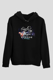 Aly & Fila Siyah Unisex Kapüşonlu Sweatshirt