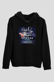Aly & Fila Siyah Unisex Kapüşonlu Sweatshirt